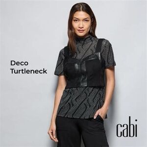 NWT Cabi Deco Turtleneck size M
